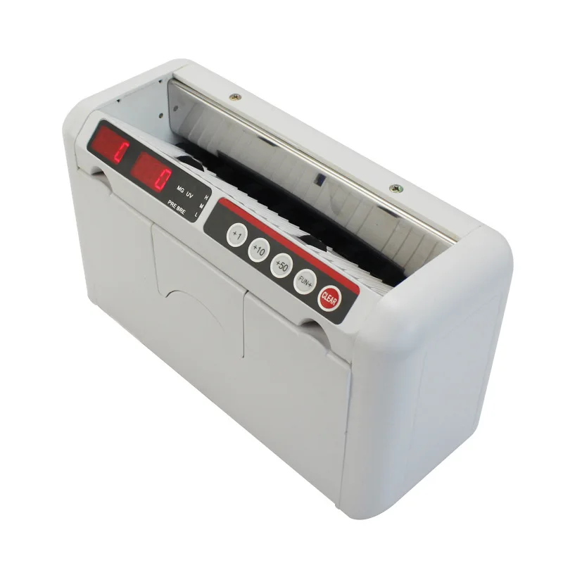 Currency Detector Machine K-1000 Portable Money Counter Money Detector UV MG Mini Currency Bill Counting Machine