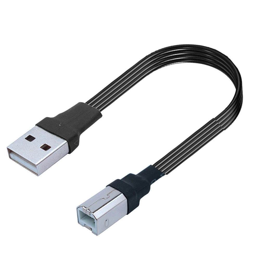 USB 2.0 A Male To USB B Male B-type BM Upper And Lower Left And Right Corner Printer Scanner 90 Degree Cable BM Angle Cable 3M