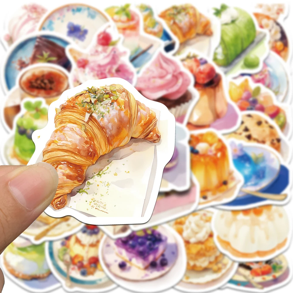 30 قطعة متجر الحلوى كعكة الخبز ملصق حزمة الشارات للهاتف المحمول الثلاجة خوذة الغيتار DIY بها بنفسك ملصقات الكرتون الجمالية #4