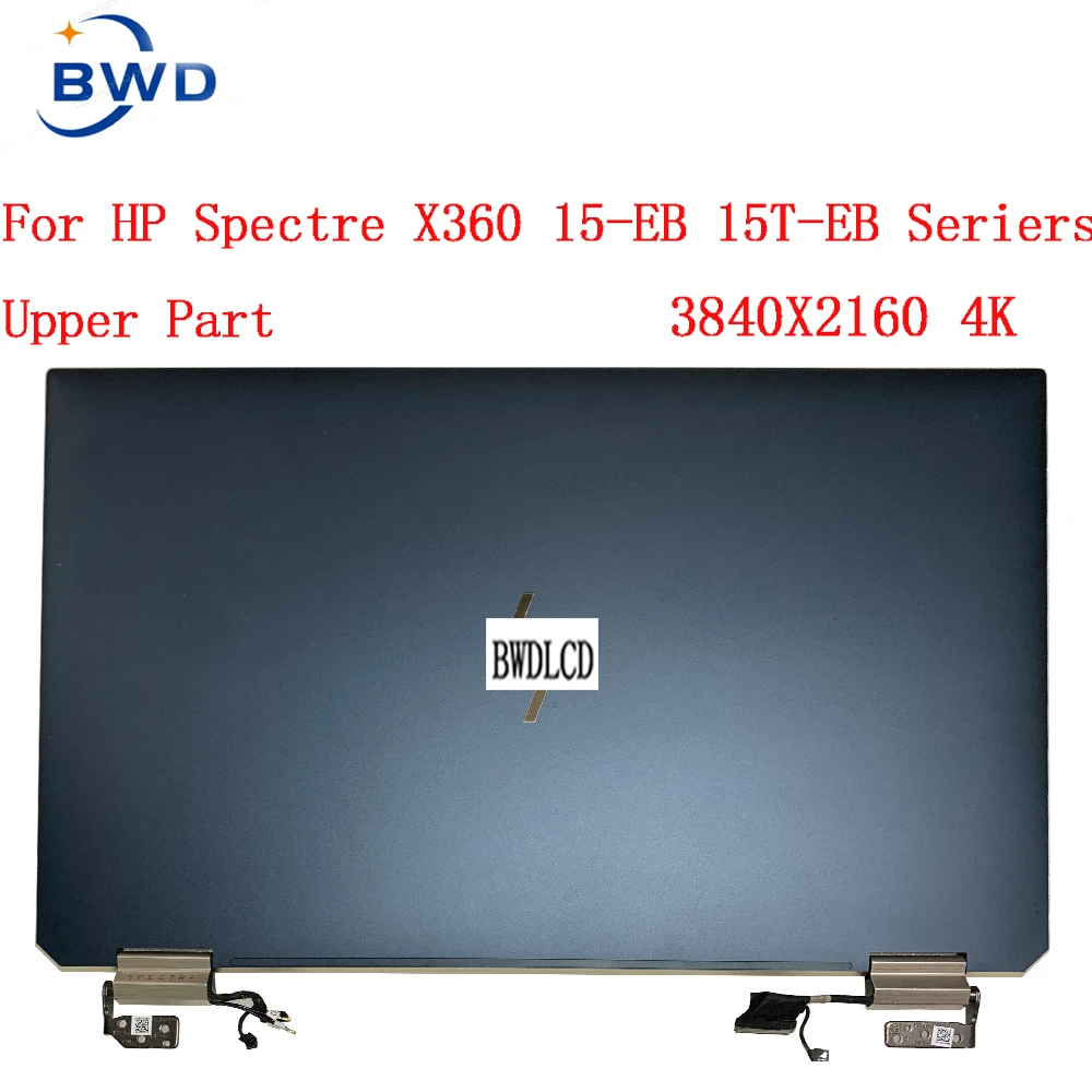 Imagem -02 - para hp Spectre X360 15-eb Série 15t-eb0043dx L97635001 L97639-001 15.6 Assembly Assembly Uhd Oled Lcd Tela de Toque Completo Uper Peças Montagem