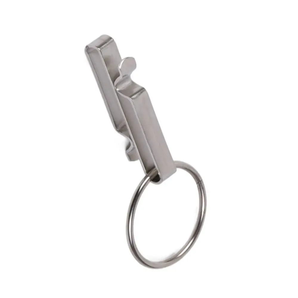 Non Rusting Men's Keychain Double Sided Clip Resilient Key Ring Easy To Access Useful Waist Belt Buckle Creative Gifts