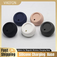 Ball Shape Silicone Charging Desk Holder Stand for Magsafe iPhone 16 15 14 13 12 Pro Macsafe Charger Dock Station Accessories