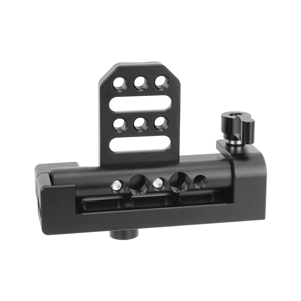

15mm Dual Rod Clamp with Cheese Plate for Battery Mount,Tilt-Adjustment Plate for Camera Power Supply Battery Plates
