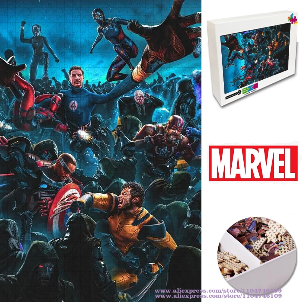 

Marvel Characters Puzzle Jigsaw 108/200/300/500/1000/1500Pcs Intelligence Puzzles for Kids & Adults Unique Gifts Home Decoration
