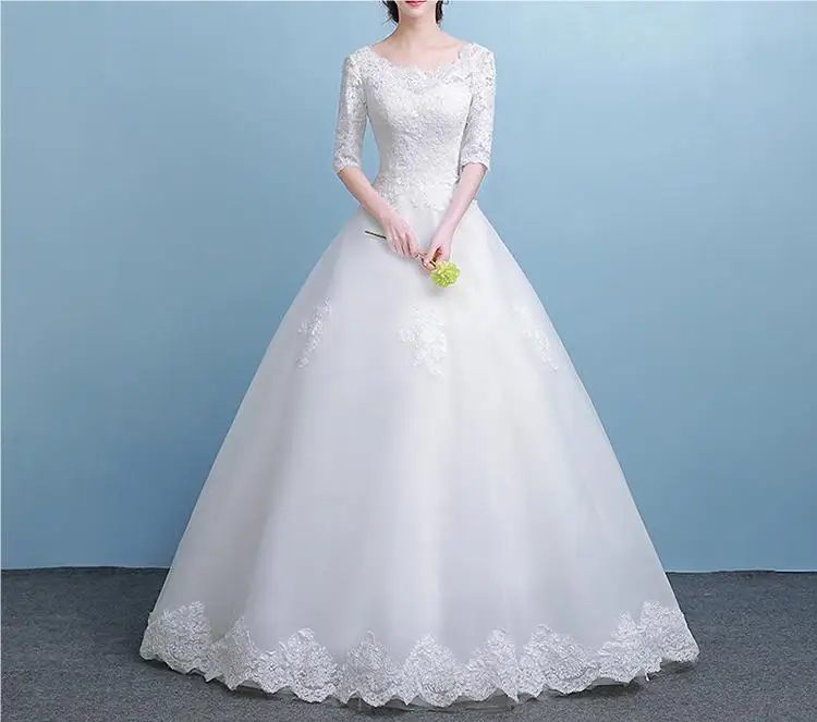 

HA 356 Main wedding dress 2024 new bride wedding princess one shoulder