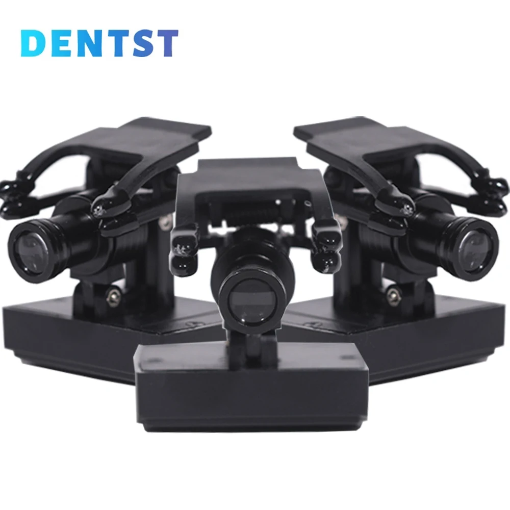 Dental 5W Mini Headlight Headlamp Wireles with Glasses Clip Dentistry Binocular Magnifier Adjustable Brightness Dentist Lab Tool