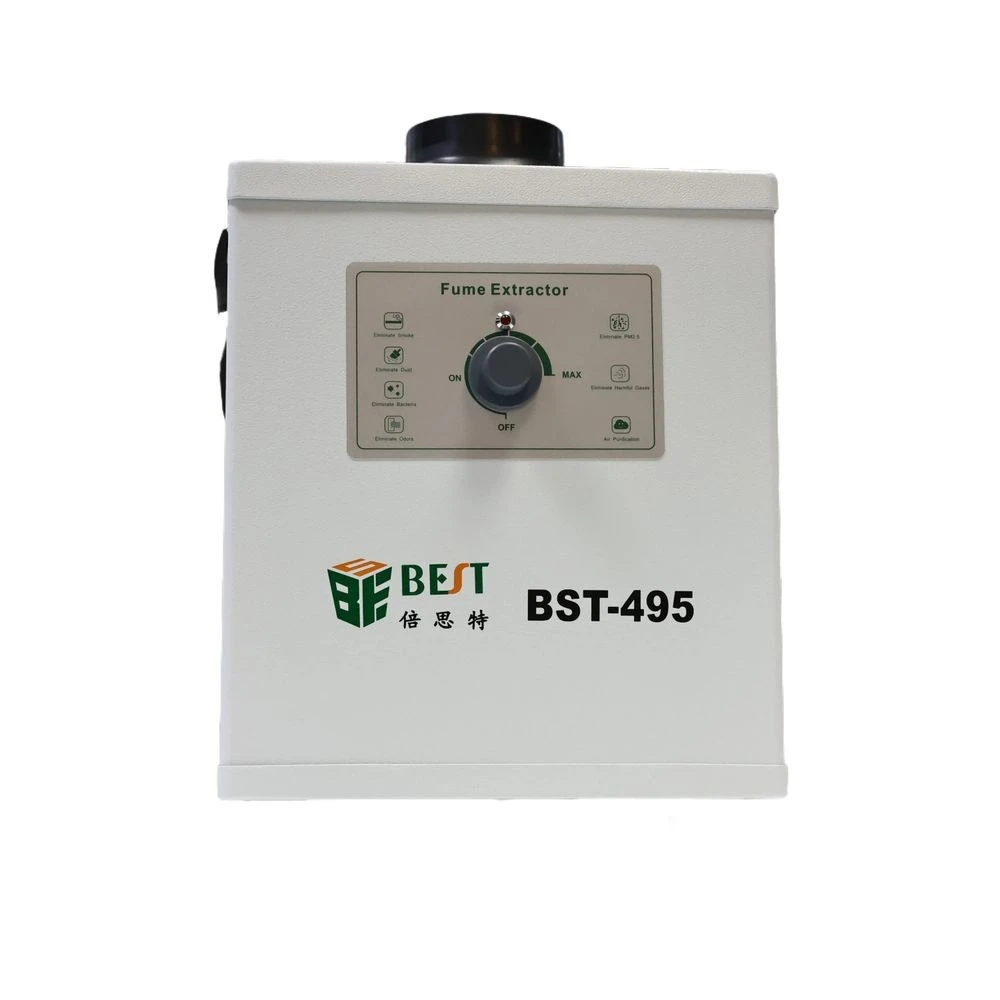 BST-495 عالية الكفاءة المحمولة لحام لحام الدخان آلة استخلاص الدخان فلتر الهواء امتصاص الدخان