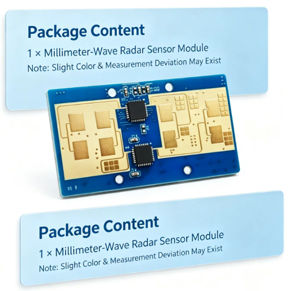 24G Millimeter‑Wave Motion Sensor Module, Multi‑Target Human Tracking Detector For Human Presence Sensing & Automatic Induction