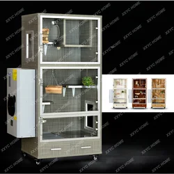 Totoro Cage with Air Conditioning Room Nest Automatic Constant Temperature Control Ice Nest Ecological Cage Customized Pet Villa