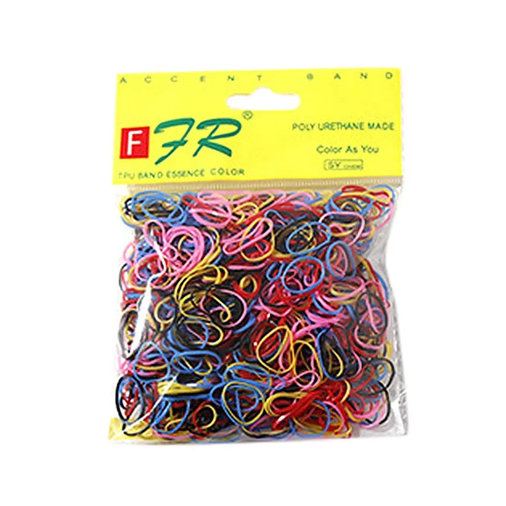 1000pcs/Pack Girls Colorful Small Disposable Rubber Bands Gum For Ponytail Hold Scrunchie Hair Bands Fashion Hair Accessories