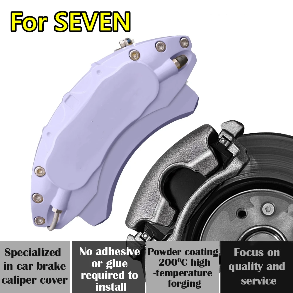 For Hyundai SEVEN Car Brake Caliper Cover Aluminum Alloy Exterior Kit