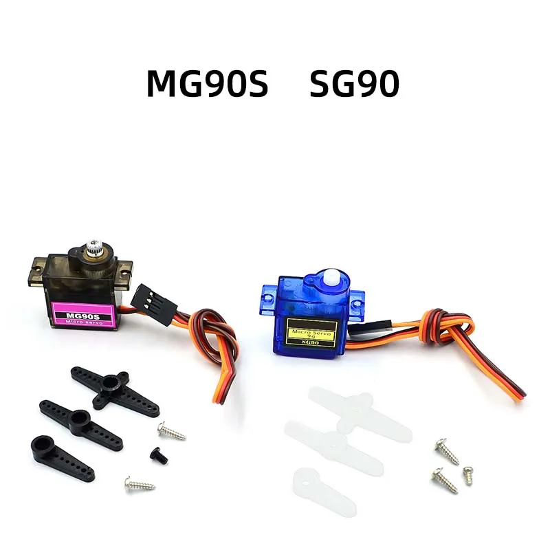 

1PCS Servo SG90 MG90S 9g servo 450 helicopter trolley servo 180 degrees 360 degrees
