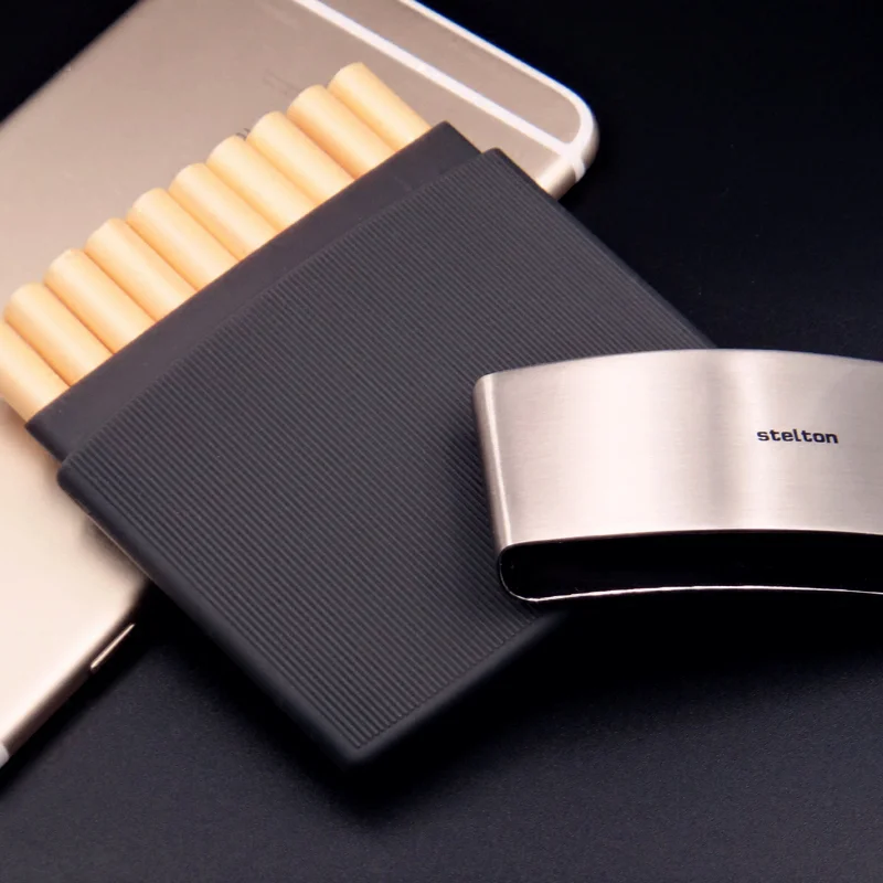 Elegant Simple High-End Cigarette Box Creative Moisture-Proof Waterproof Holder for 10-20 Cigarettes Gift And Collection Item