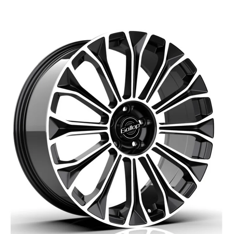 Gallop New 20-Inch Black Rims PCD5*112 ET 40mm 30-38 35-43.5mm Machine Face for V Class V260 V250 V300 W447