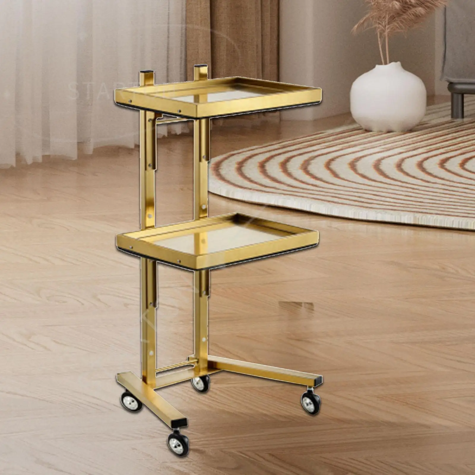 Stainless Steel Beauty Salon Trolley Internet Celebrity Barber Shop Trolley Hair Salon Dedicated Trolley Foldable Hair Salon Too