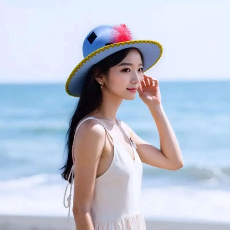 자수 Fedoras Pirate Caps for Kids Halloween Party Postend Play