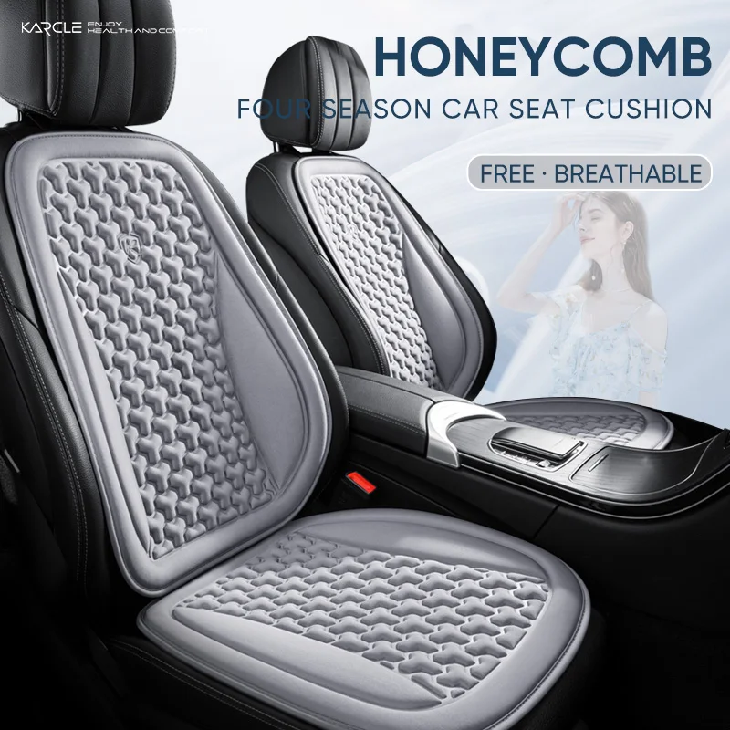 Karcle Universal Car Seat Covers 3D Structure Breathable Seat Cushion Widen Size Seat Protector Anti Sweat Cover for Car Seat