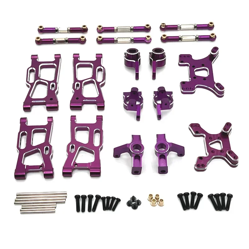 WLtoys-Pièces de voiture RC, Bras oscillant, Bonnet de direction, Coupe arrière, Suspension, Invite, Ket, Rib, Siège C, 124008, 124016, 17, 18, 19, 144001, 02, 10