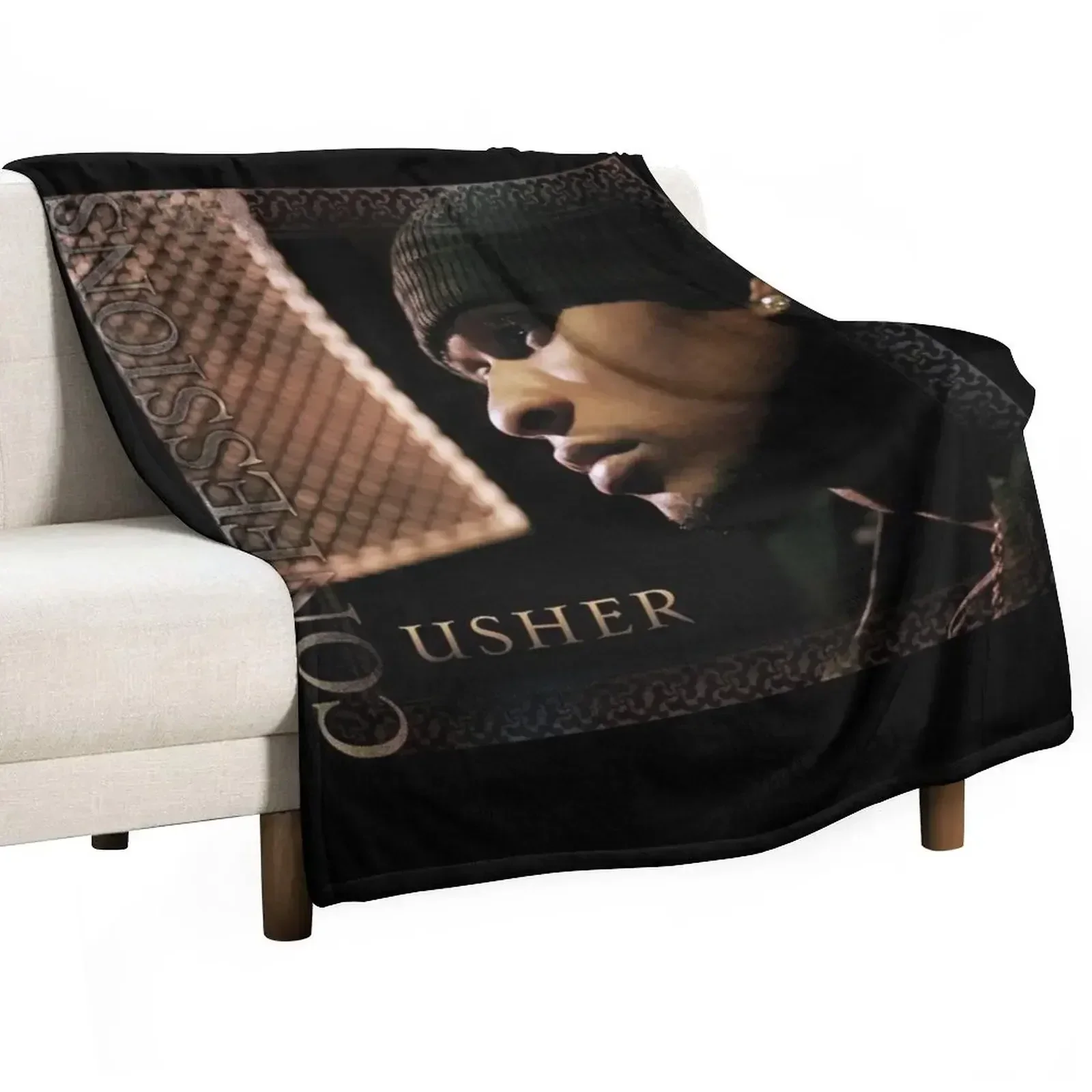 Confessions Usher Throw Blanket Warm Flannel Blankets