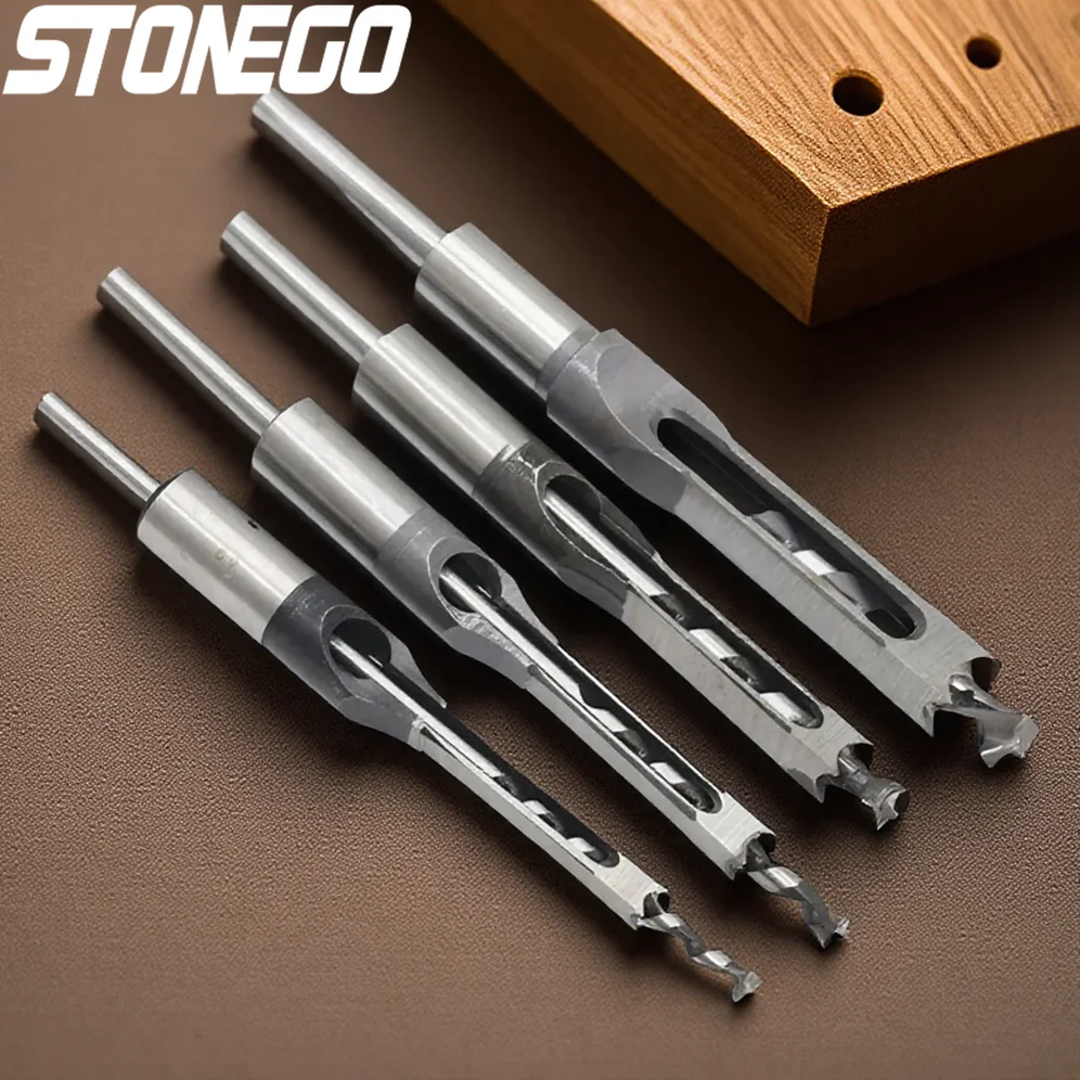 

Сверло с квадратными отверстиями, стальной деревообрабатывающий инструмент для угловых отверстий и квадратных отверстий, высокоточный резак для отверстий