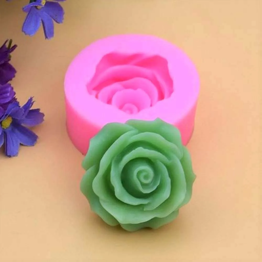 

2 шт. силиконовые формы для 3D-роз из мастики (фондана) для шоколада, тортов, мыла, конфет, выпечки, свечей, десертов