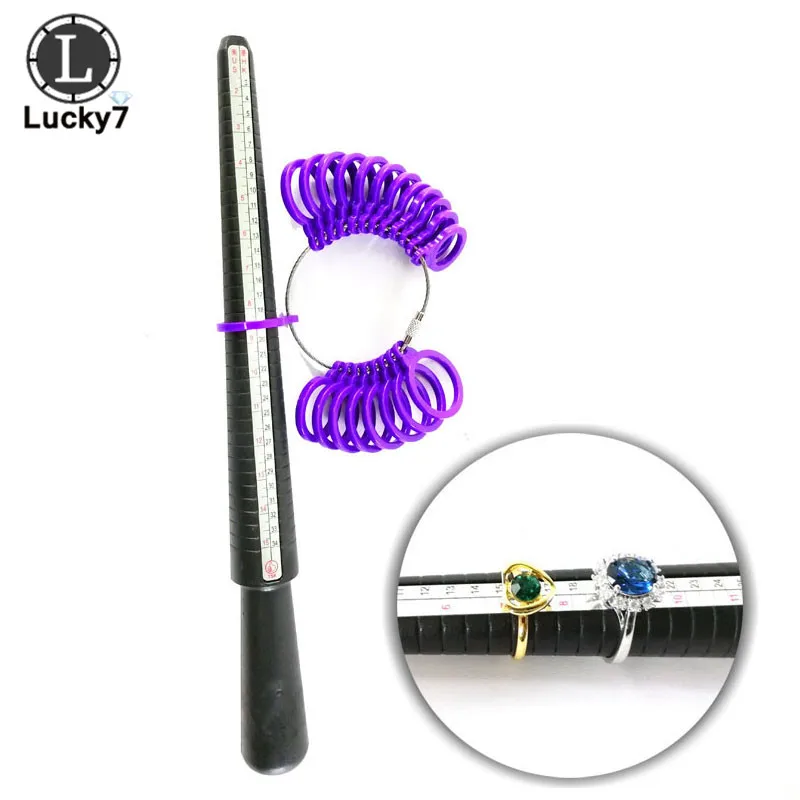 Jewelry Tools Ring Size Mandrel and Gauge Set