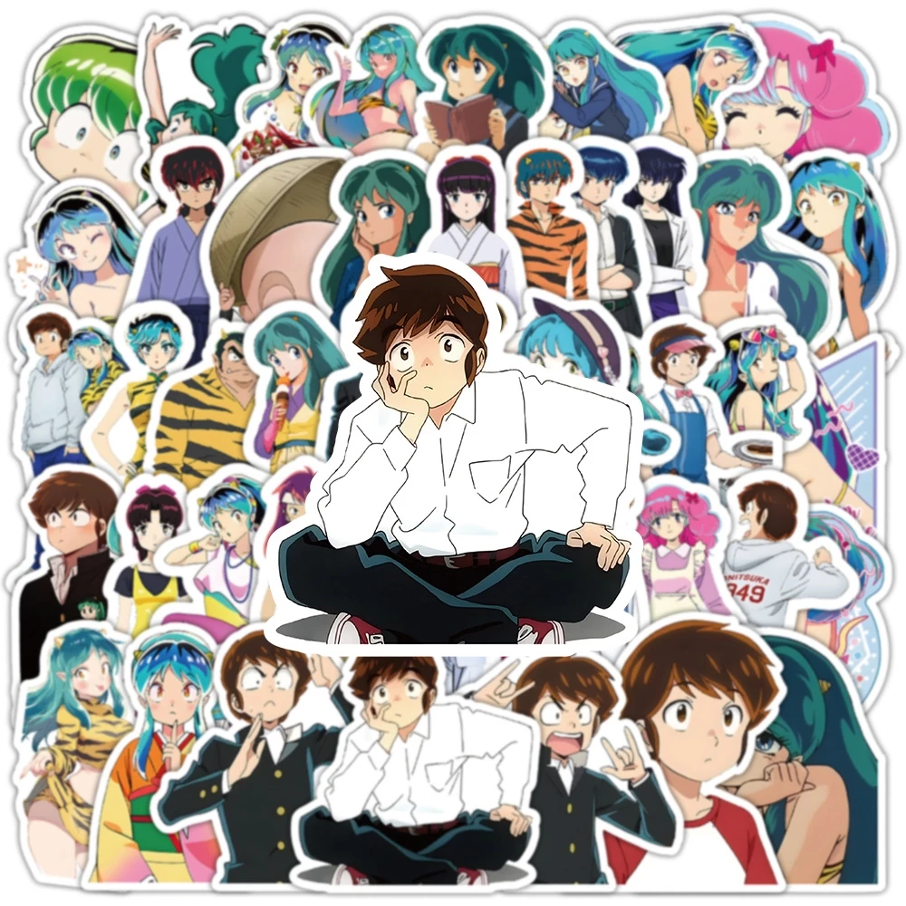 10/30/50pcs Cute Lum Urusei Yatsura Stickers Moroboshi Ataru Anime Sticker Motorcycle Phone Laptop Suitcase Waterproof Decals