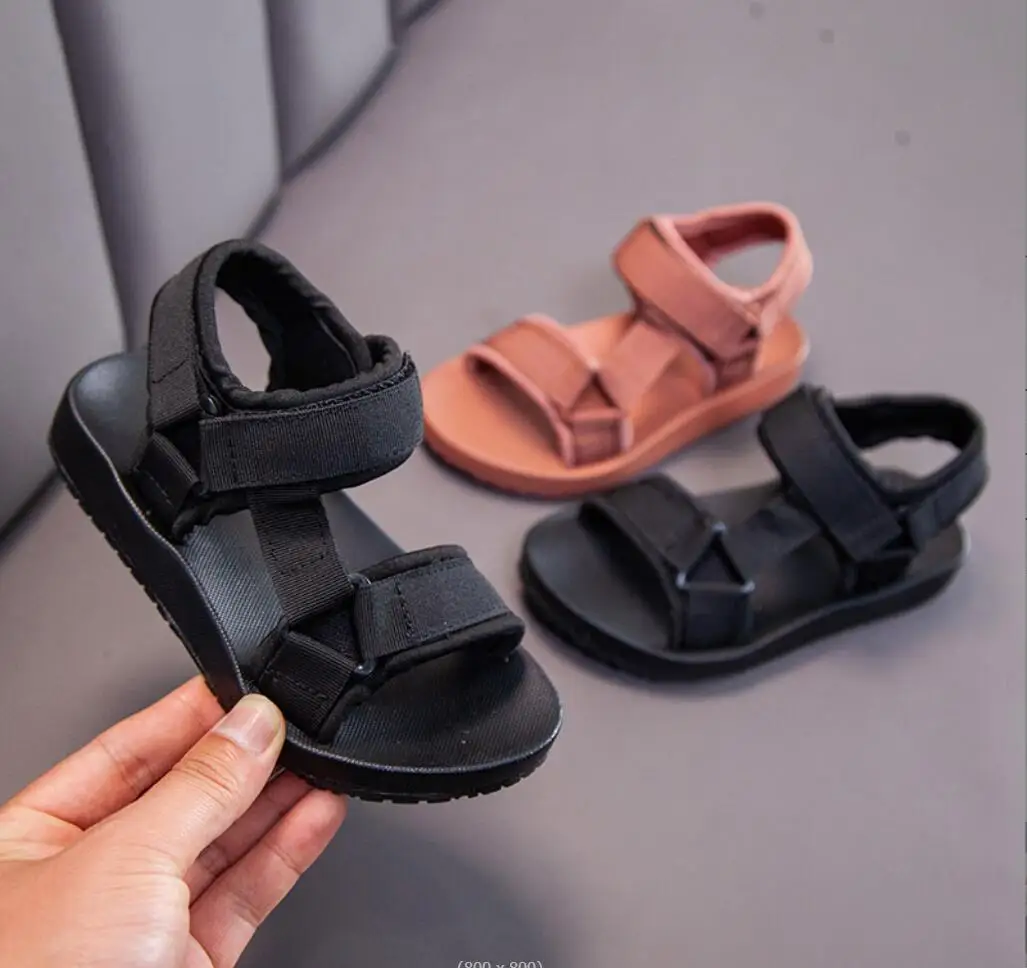 Size 21-36 Children Boys Sandals Casual Breathable Open Toeboy Beach Shoes Toddler Rubber School Outdoor Sport Sandals