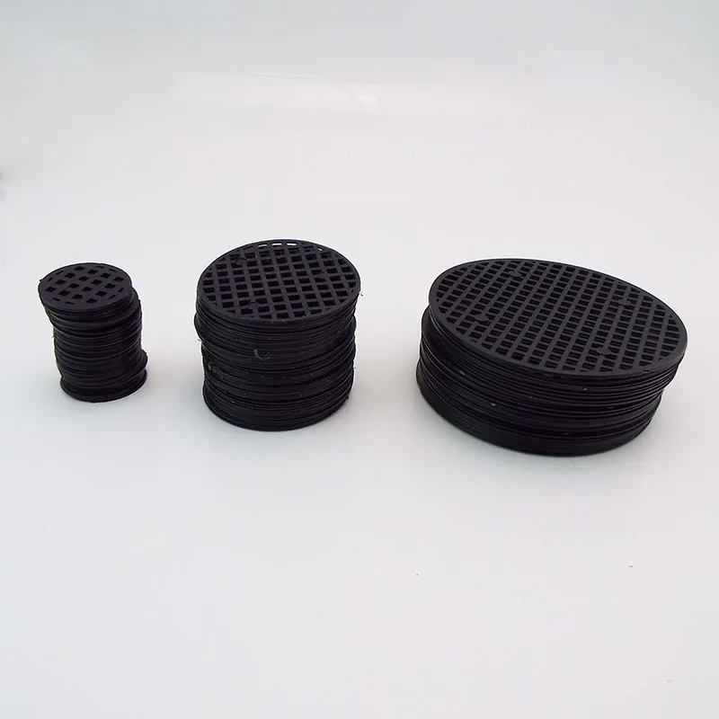 25pcs 2.5cm 4.5cm 7.5cm Round Flower Plant Pot Hole Mesh Bottom Pad for Bonsai Pot Grid Mat Drainage Netting Hole Screen