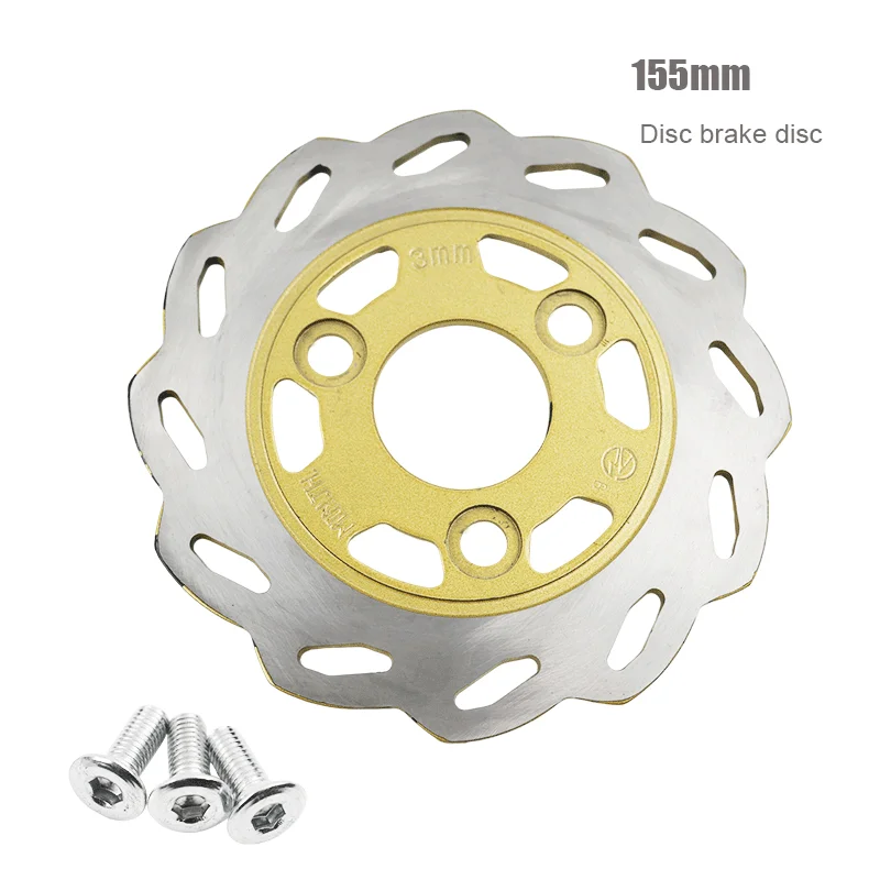 

Pit Dirt Bike Motorcycle Brake Rotors Discs 155mm 3 Hole Floating Plate CNC Aluminum Universal For Most Off-Road Motocross Parts