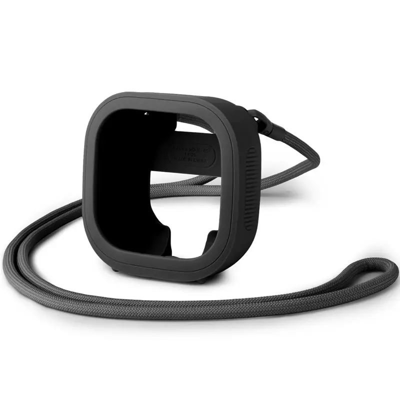 

ABBG-Silicone Cover Case For Bose Soundlink Micro II Speaker, Protective Cover Shockproof Sleeve With Shoulder Strap