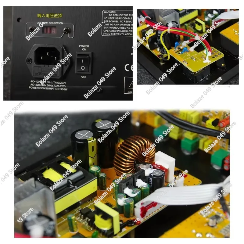 

Усилитель для сабвуфера 300 Вт, плата для домашнего кинотеатра, аудиофильский, высокой мощности, 120-240В, усилитель для аудиоколонок