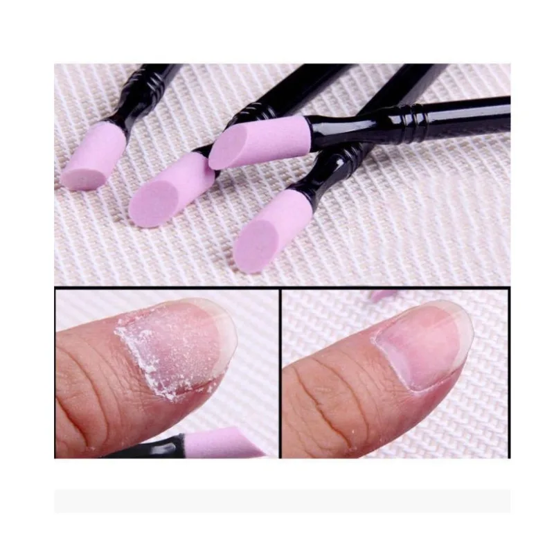 Nail Art Manicure Tools Set - 1pc/5pcs Cuticle Stone Pusher Sanding Sticks Nail File Nail Art Pen Cuticle Remover Trimmer Buffer image 6