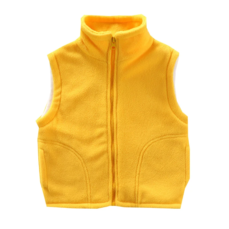 Children\'s Vest for Boy Teenager Outerwear Waistcoats Sleeveless Jackets Girl Polar Fleece Baby Kids Vest Warm Winter Clothes