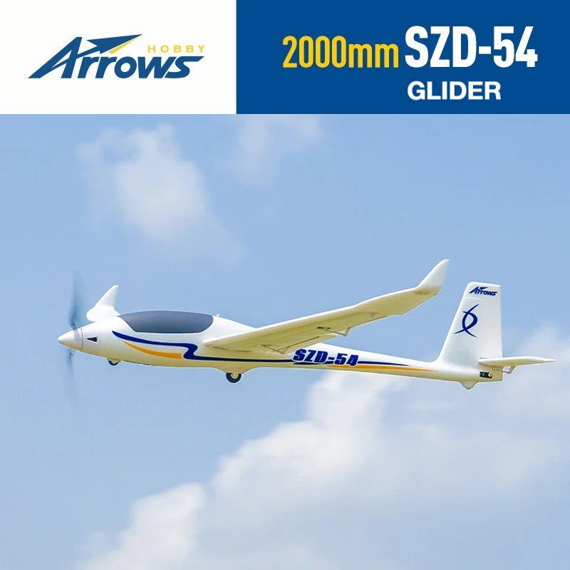 Blue Arrow Model Aircraft 2000mm SZD-54 Outdoor Foam Glider Fixed Wing Assembled Electric Remote Control Model Aircraft PNP