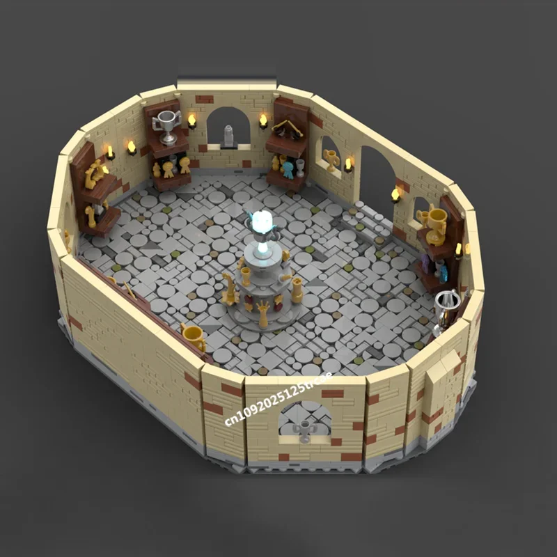 New 1810Pcs Famous Magical Movie Moc Modular Trophy Room Model Building Custom Puzzles Diy Creative Ideas Toys Birthday Gifts