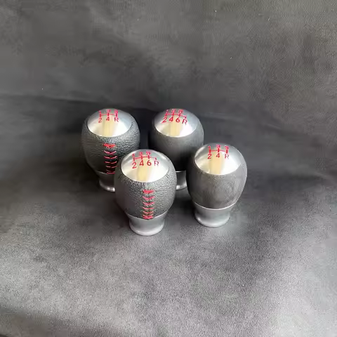 New 345g Anti Fur Leater 5 6 Speed Gear Shift Knob For Honda Civic TYPE R FK8 FL5 Fit GK5 GR9 Water Drop Shape