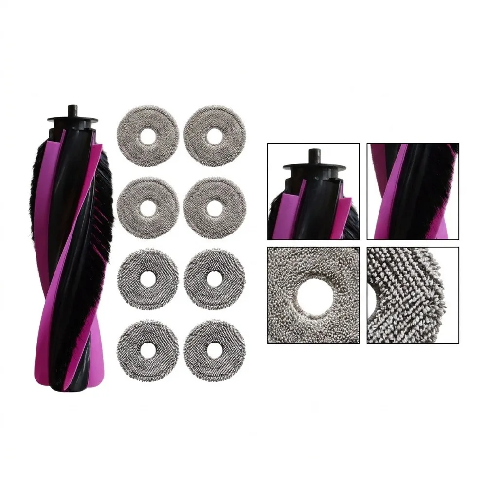 10pcs Roller Brushes Mop Pads Replacement Kit For Airbot L50 Master Robot Vacuum Cleaner Accessories Hard Floor Carpet Cleaning