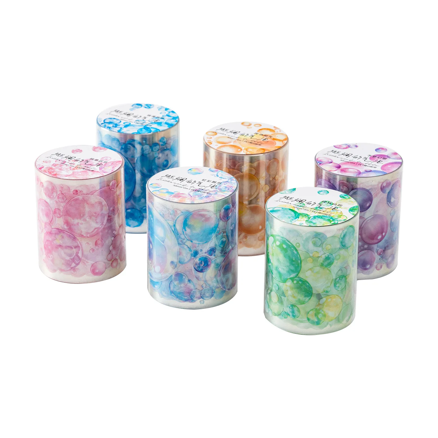 1pcs/lot Decorative Adhesive tapes  Glistening Bubbles masking tapes Junk Journal Scrapbooking stikcers DIY Paper