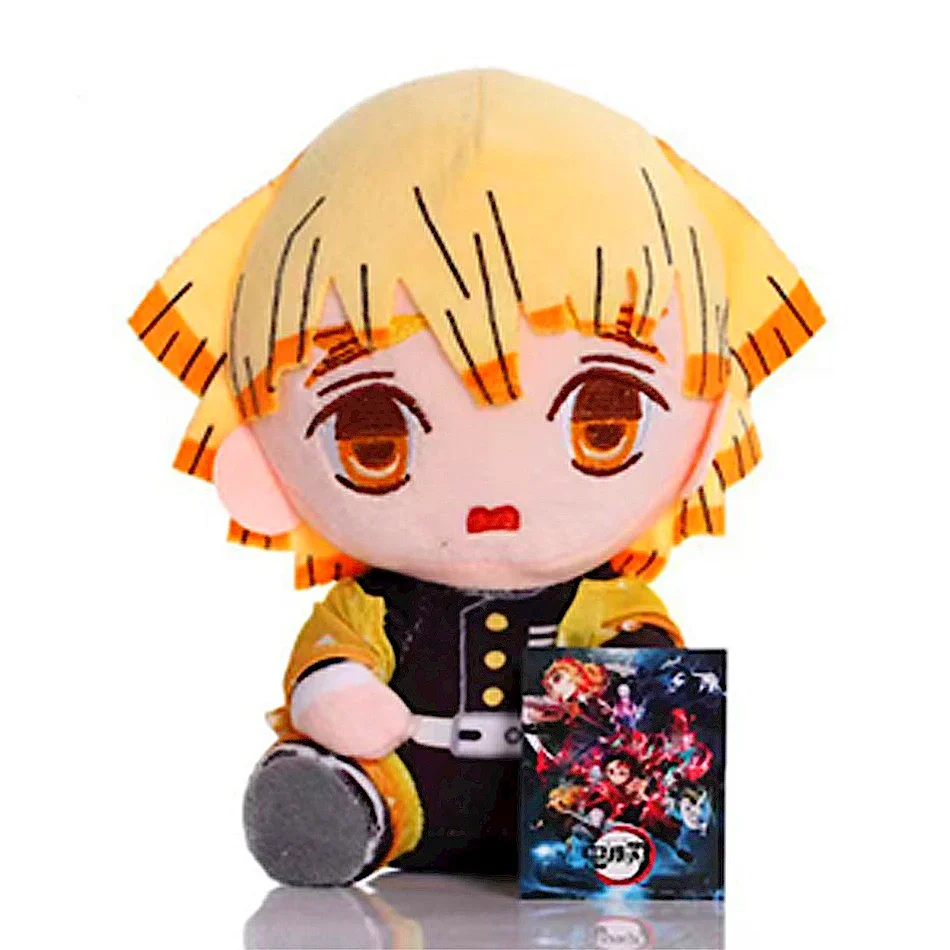7szt 20cm Demon Slayer Pluszowa lalka Tanjirou Nezuko Zenitsu Anime Movie Wypchana zabawka Kimetsu No Yaiba Gra Pluszowa figurka Prezent dla dzieci