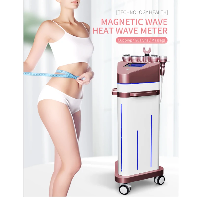 

CE Approved 6IN1 80K Cavitation Slimming Machine Weight Loss Machine Body Shaping Magnetic Wave Heat Instrument