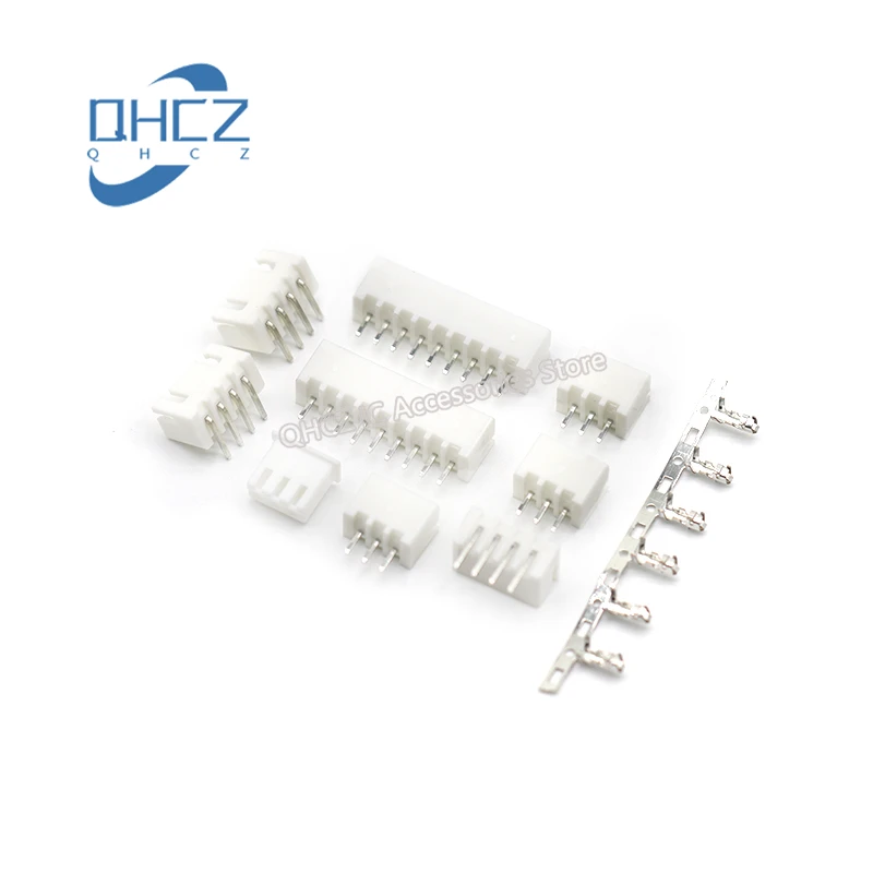 100pcs XH2.54 Connector 2.54 Housing Header XH-2/3/4/5/6/7/8/10P