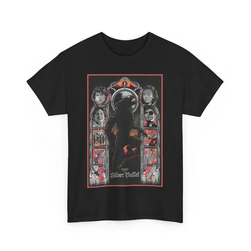 

Silver Bullet Stephen King Movie T Shirt Heavy Cotton