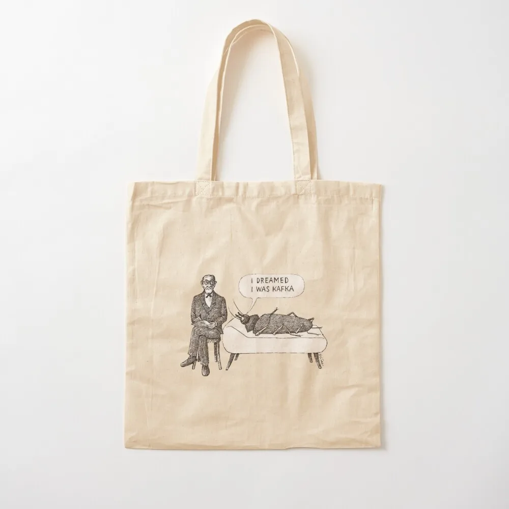 

Kafka and Freud Tote Bag bags woman 2025 Shopper handbag Candy bags reusable shopping bags