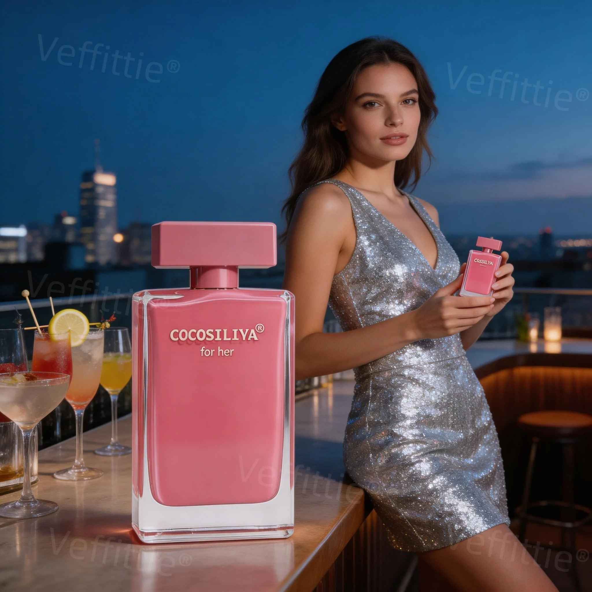 

Vacation Getaway Rose Musk Eau de Parfum 120ml, Floral Woody Notes, Beach Aroma, Relaxed Wear, All Day Fresh for Travelers