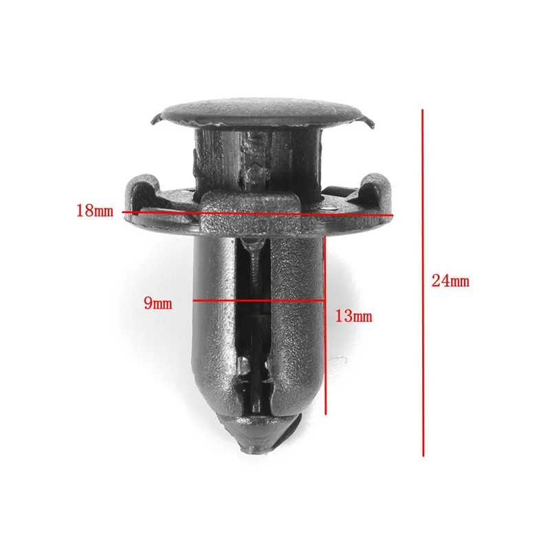 50 clip di fissaggio per rivetti per parafango paraurti per Mitsubishi Endeavour Outlander XY