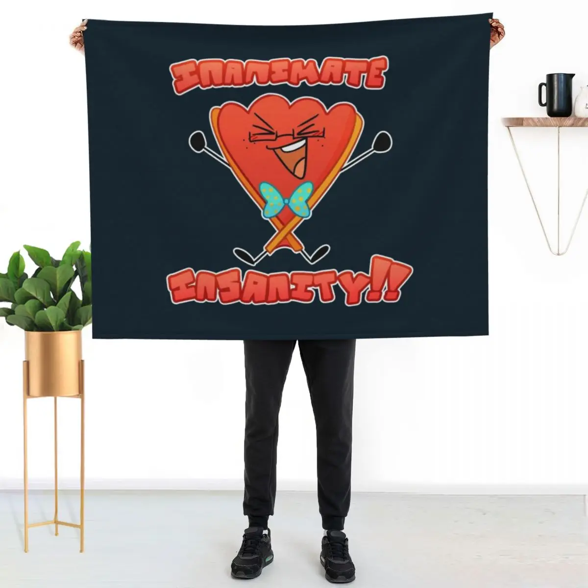 fan INANIMATE INSANITY Throw Blanket Travel Size Cozy Blanket for Plane Train