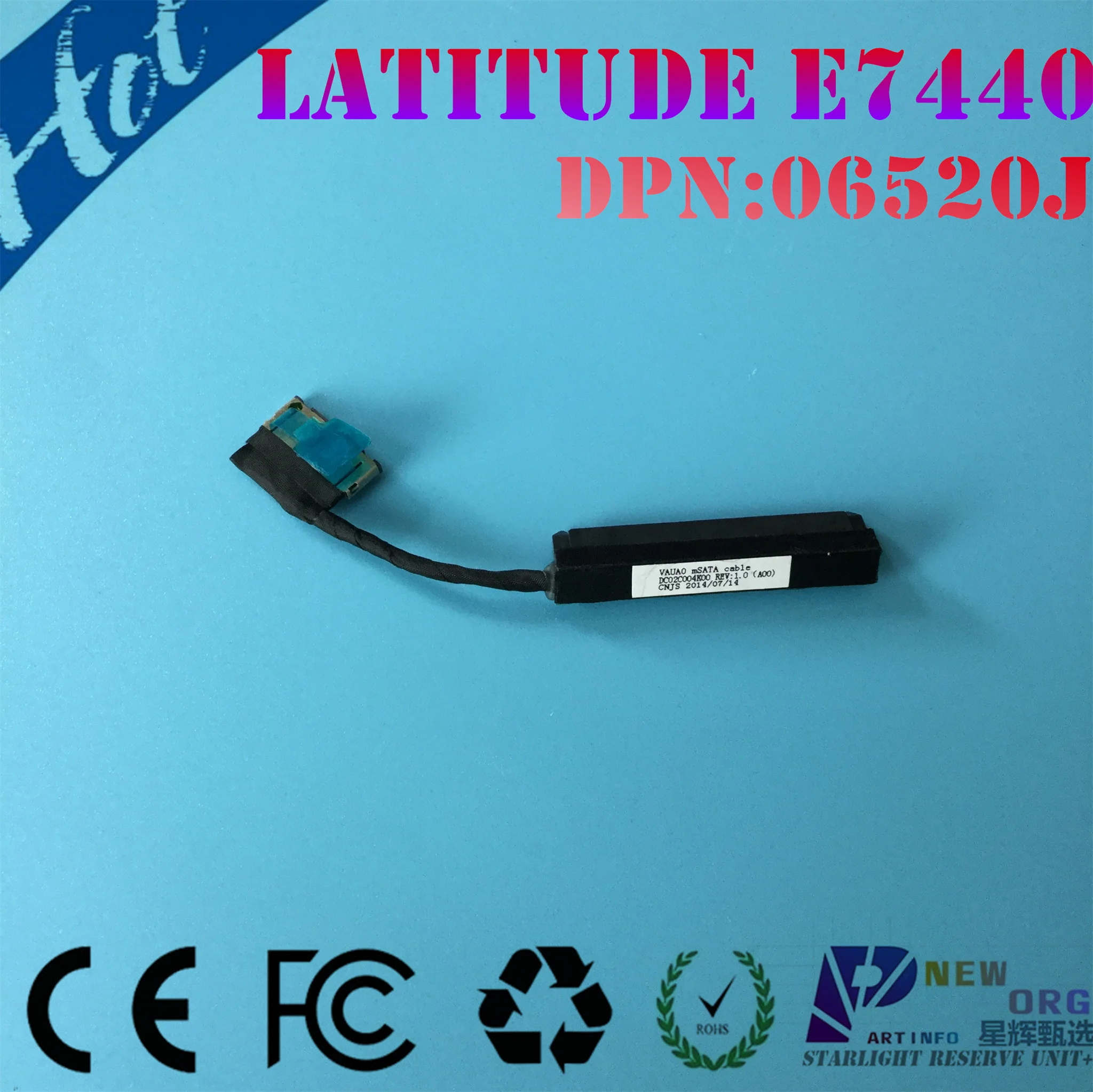 

NEW ORG Laptop Hard Disk Driver Cable connector for DELL LATITUDE E7440 VAUA0 Series 06520J DC02C004K00