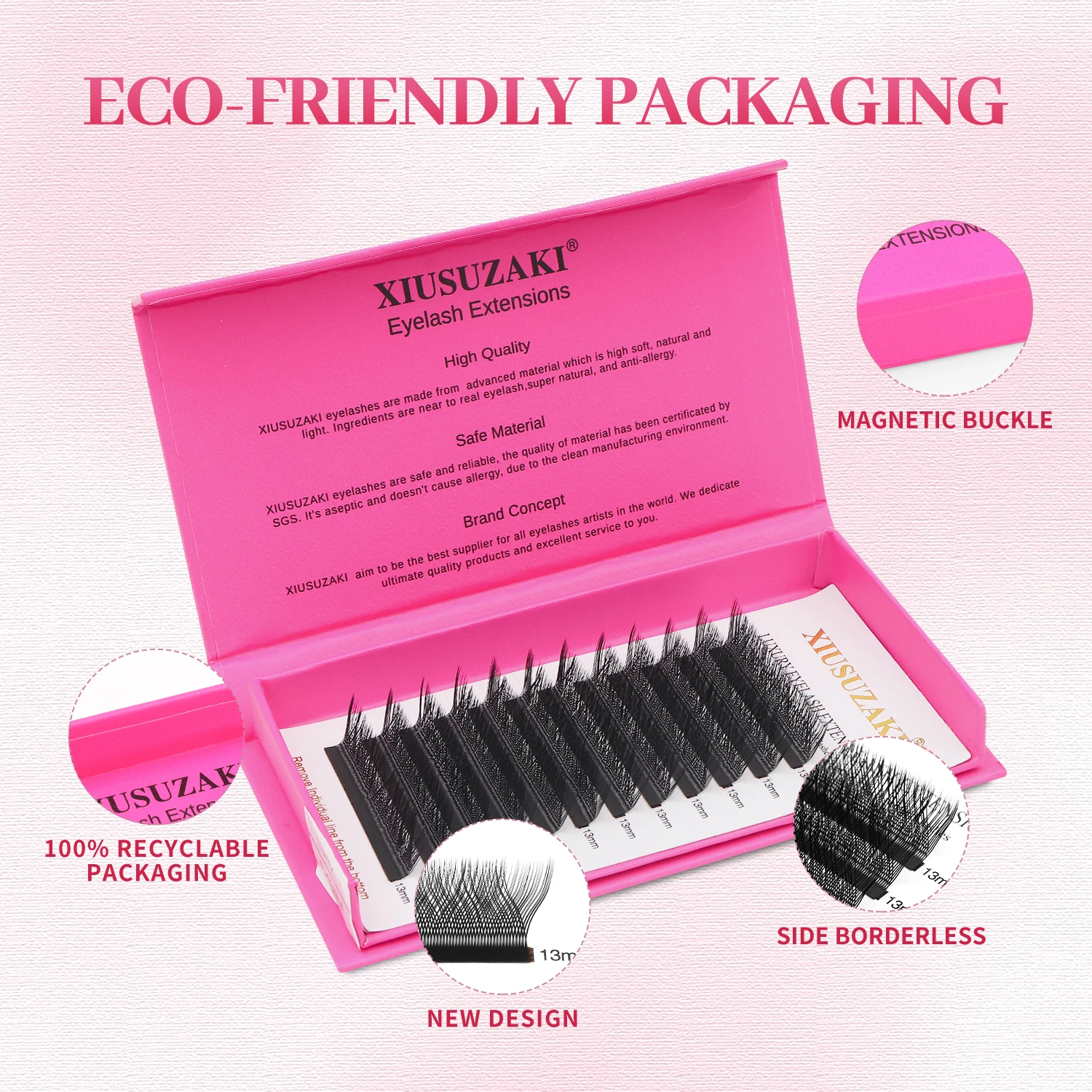 XIUSUZAKI LU/M/L カール YY 3D 4D - Eyelash Extension Yelix のレビューと価格