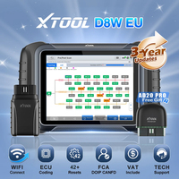XTOOL D8W Automotive Diagnostic Tools Key Programming ECU Coding OBD2 Bluetooth Scanner 42 Reset Topology Map FCA PK XTOOL D8 BT